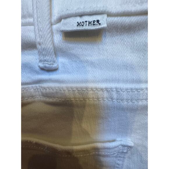 MOTHER The Hustler Ankle Fray in Fairest Of Them All white size 30 (New) - Picture 8 of 11